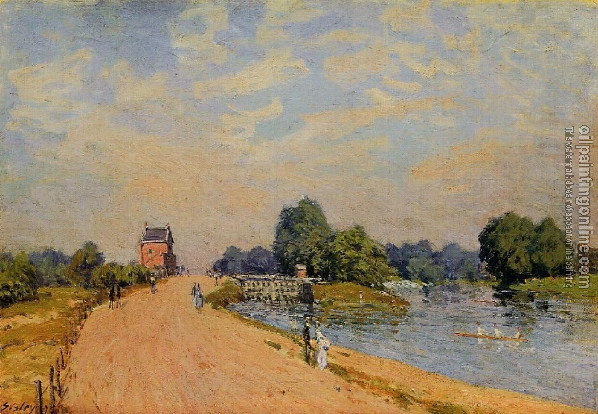 Sisley, Alfred - The Road from Hampton Court